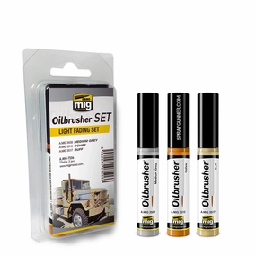 AMMO by MIG Oilbrusher LIGHT FADING SET