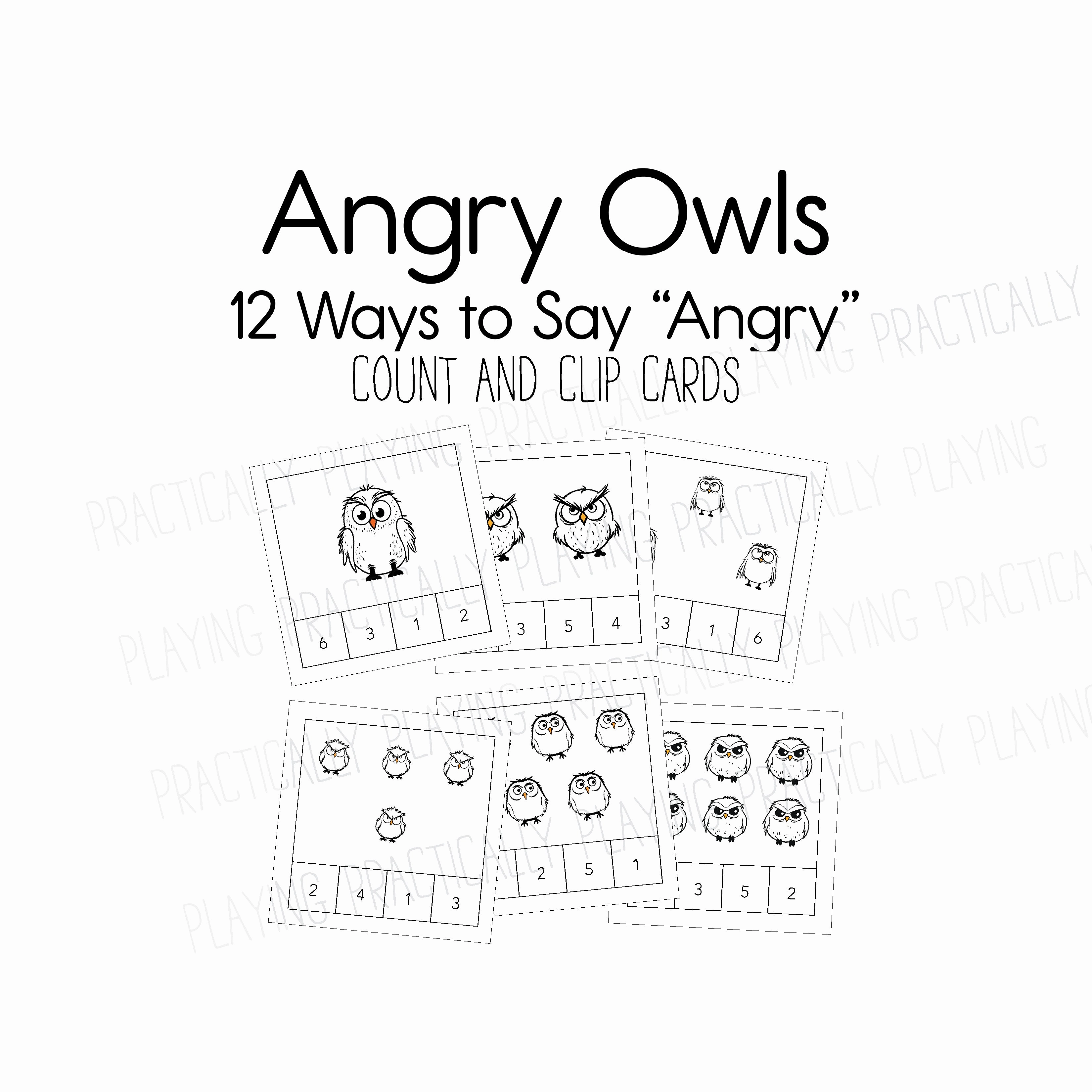 Angry Owls Puzzle and Math Pack Puzzle and Math Pack