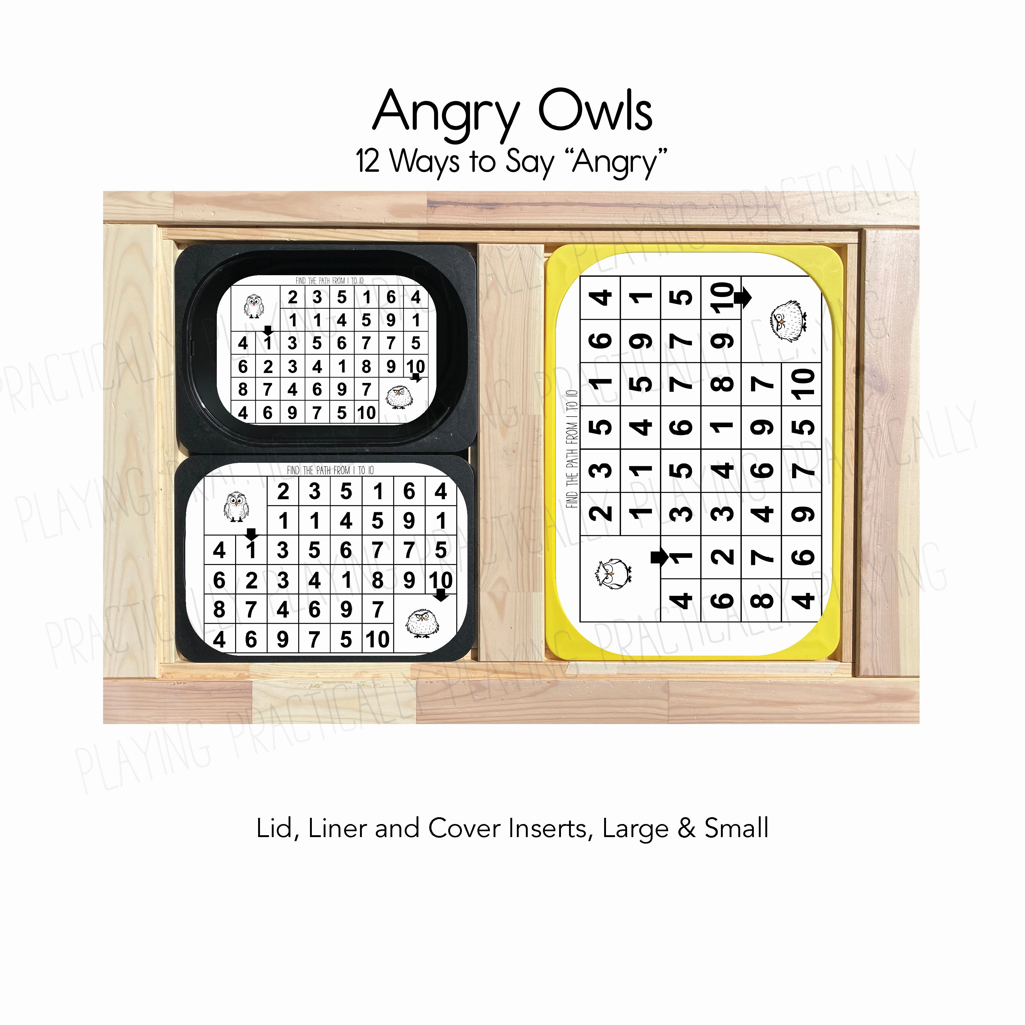 Angry Owls Puzzle and Math Pack Puzzle and Math Pack