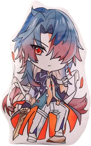 Anime Figure Plush Pillow Plush Toy Throw Pillow for Halloween Cosplay Decorations Birthday Toys 17.7in (Blade)