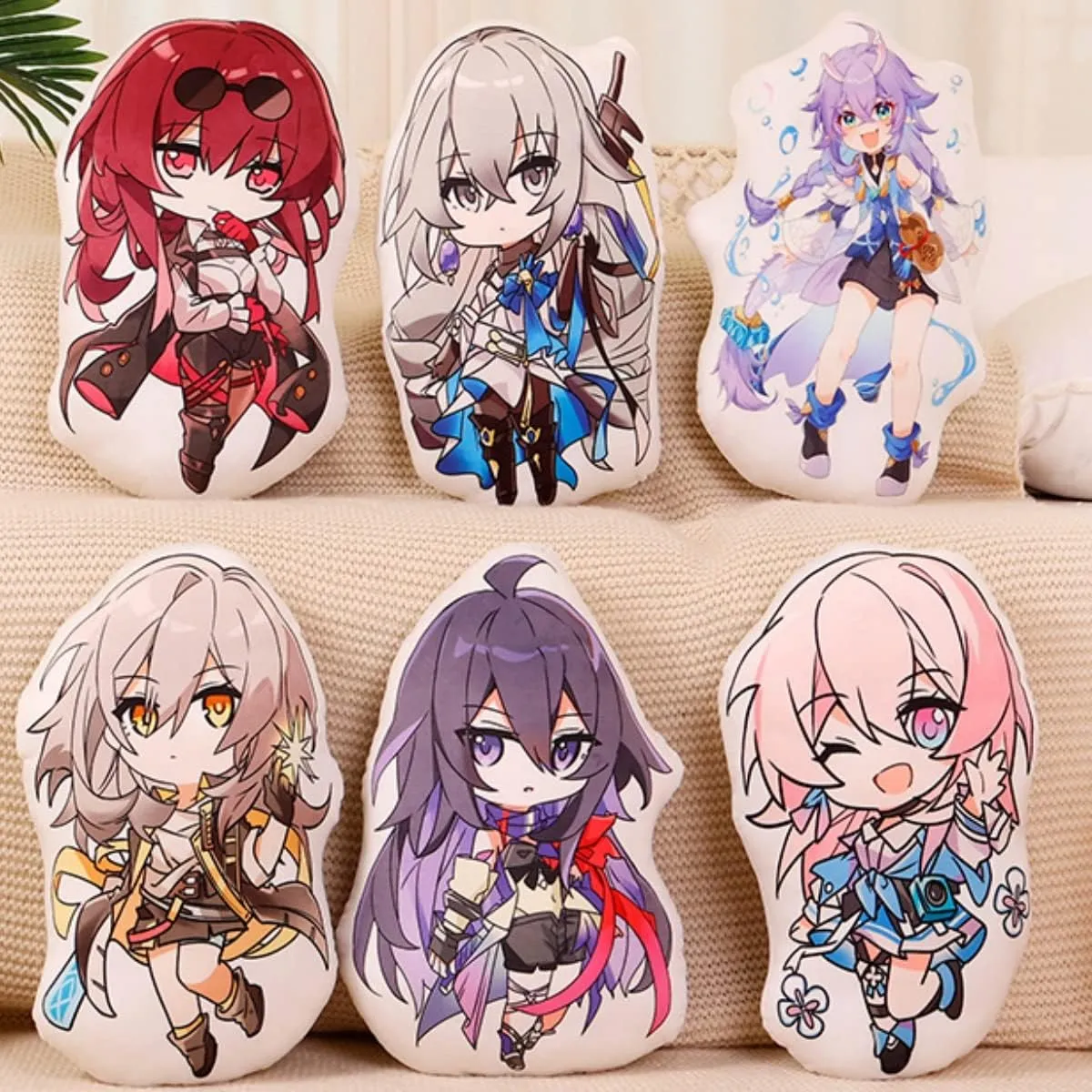 Anime Figure Plush Pillow Plush Toy Throw Pillow for Halloween Cosplay Decorations Birthday Toys 17.7in (Blade)