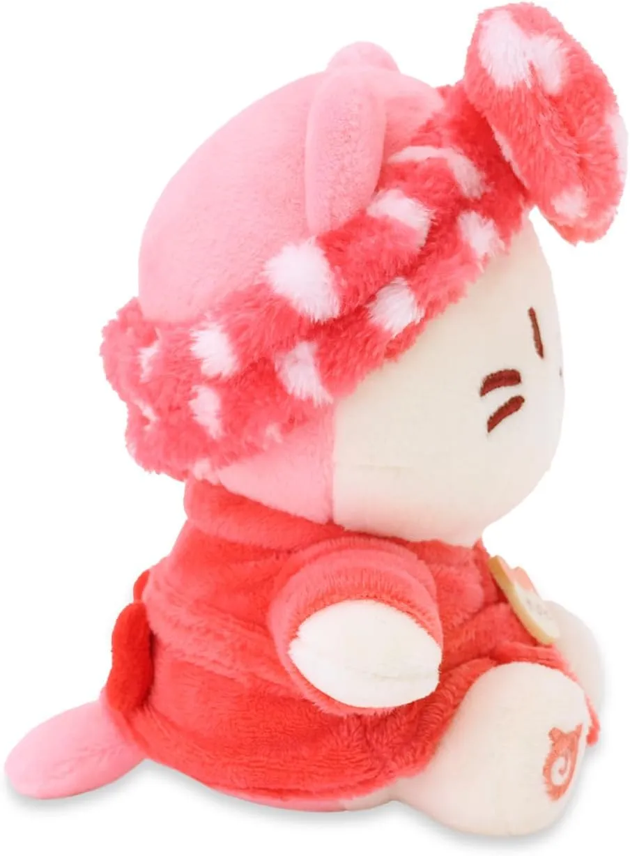 Anirollz Stuffed Animal Plush Toy – Spa Sitting Plush Doll Kittiroll in Robe | Soft, Squishy, Warm, Cute, Comfort, Safe | Birthday