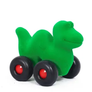 Aniwheel Rubber Dinosaur Toy - Large (1-2 Years) | Green
