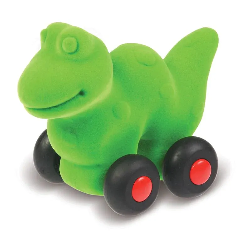 Aniwheel Rubber Dinosaur Toy - Large (1-2 Years) | Green