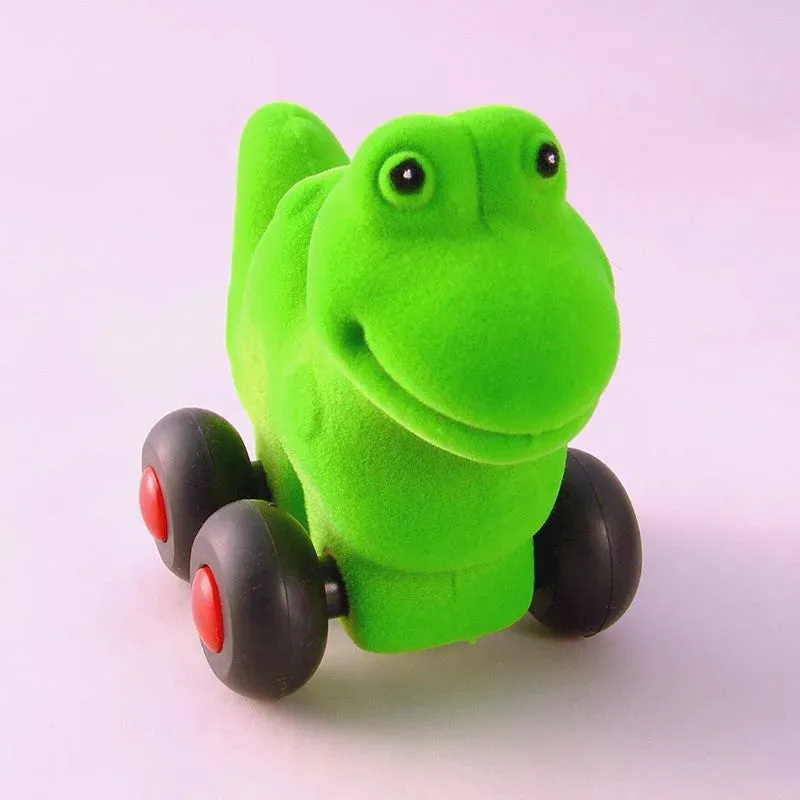 Aniwheel Rubber Dinosaur Toy - Large (1-2 Years) | Green