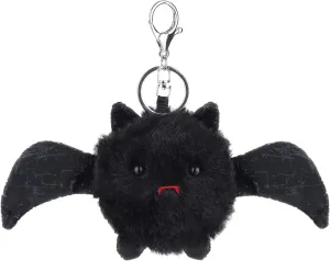 Apricot Lamb Cute Toys Plush Halloween Bat Stuffed Animal Soft Keychain for Kids Bag, Purse, Backpack, Handbag (Black Bat，4 Inches)