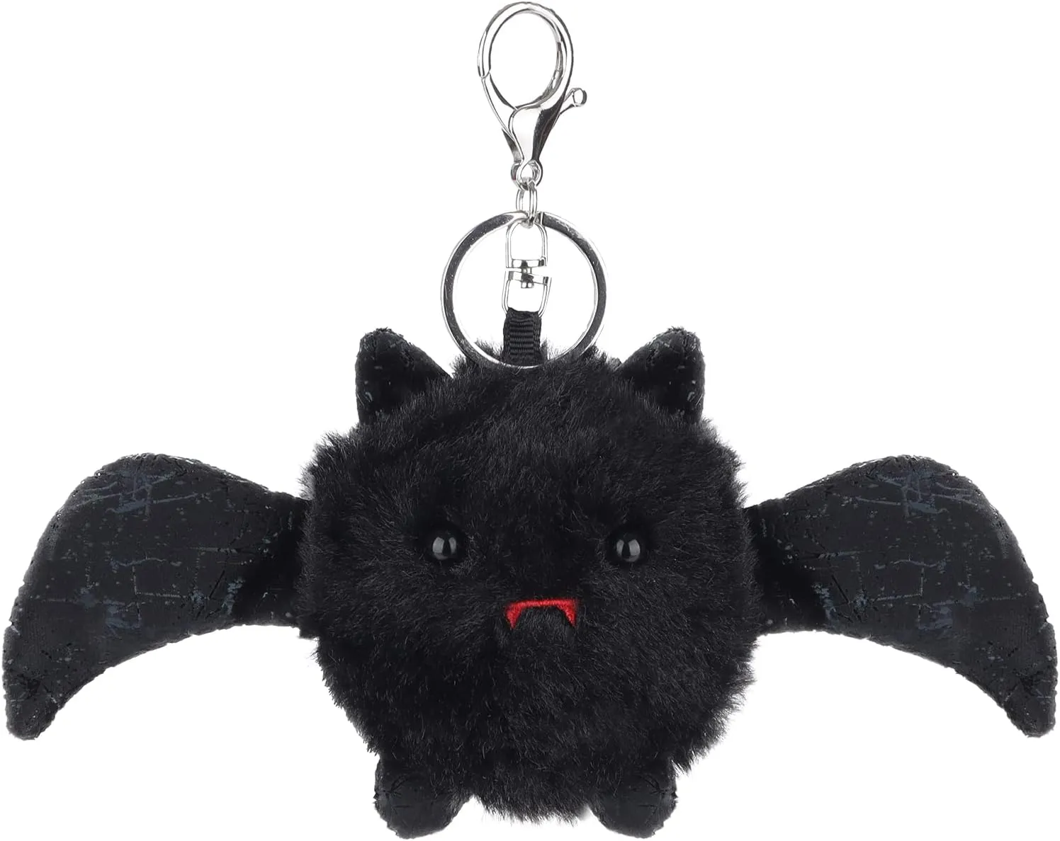 Apricot Lamb Cute Toys Plush Halloween Bat Stuffed Animal Soft Keychain for Kids Bag, Purse, Backpack, Handbag (Black Bat，4 Inches)