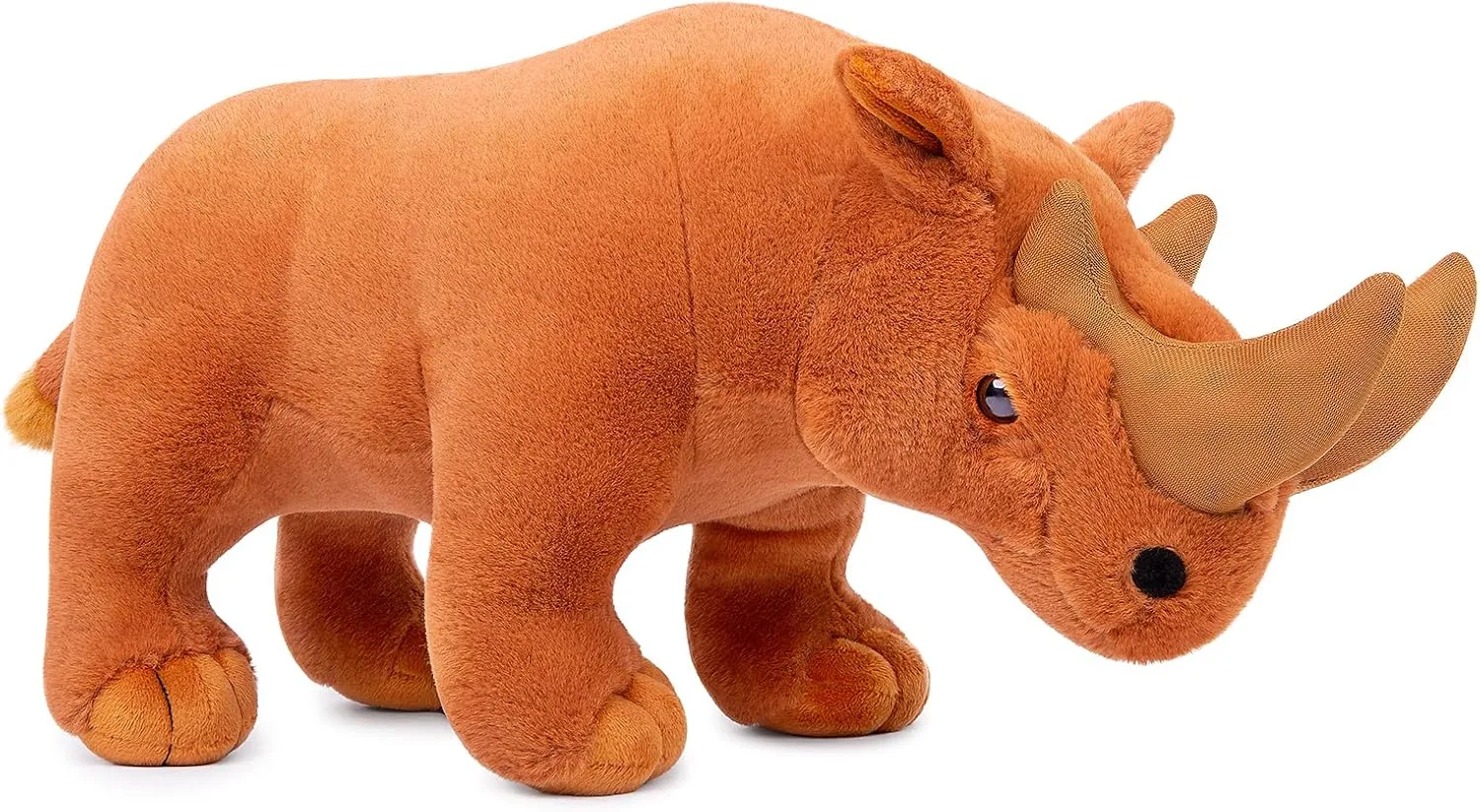 Arsnoitherium Plush, Realistic 16 Inch Arsnoitherium Stuffed Animal, Shaped Similar to Modern Rhinoceros Weighted Toy, Realistic Soft Crawling Rhino Zoo Toy, Unique Plush Doll for Kids