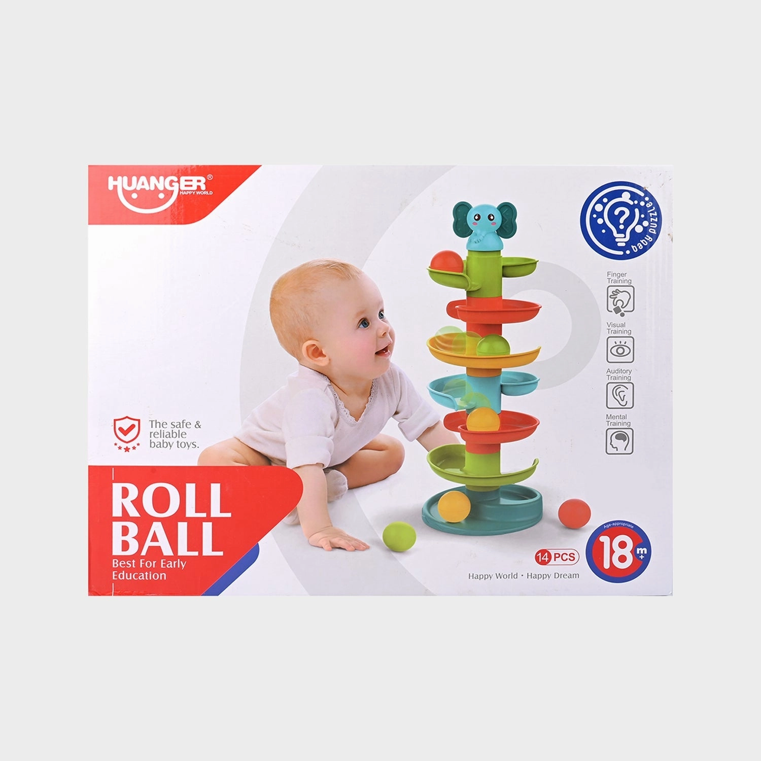 Baby Roll Ball Tower Educational Toy
