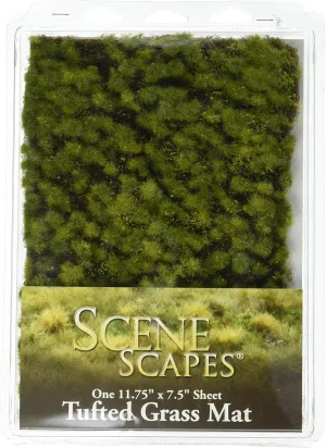 Bachmann Trains SceneScapes Tufted Grass Mat, Light Green