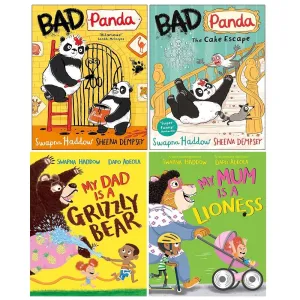 Bad Panda Swapna Haddow Collection 4 Books Set Cake Escape,My Mum is a Lioness