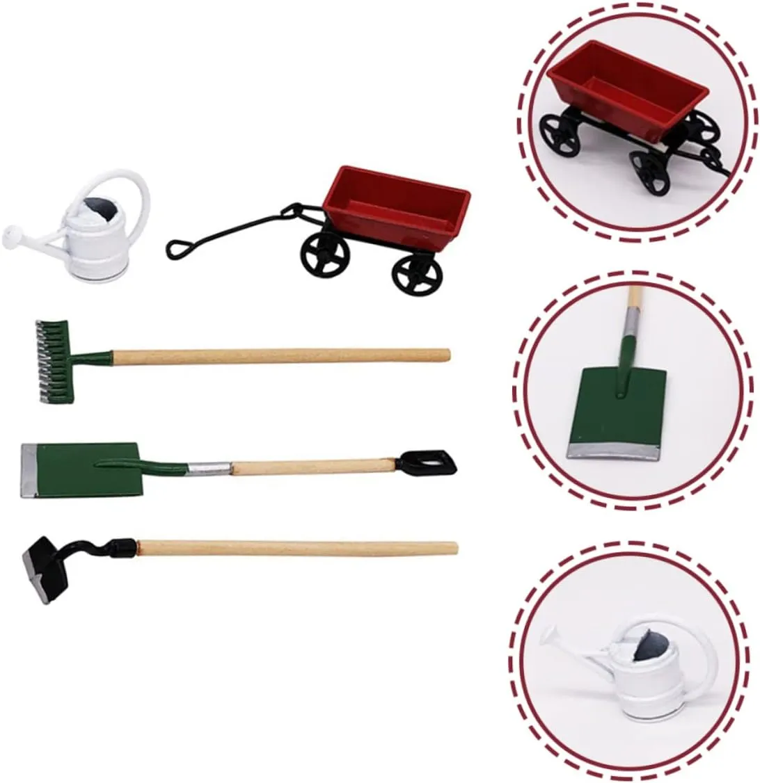 Balacoo 3 Sets Scale Dollhouse Accessory for Creative Decor for Fairy Garden Mini House and Micro Scenes Safe Lightweight Kit