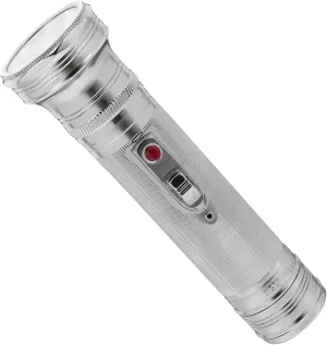 balacoo Vintage Photo Prop Flashlight Old Style Metal Night Light Hand-held Torch Battery Operated 80s Party Ornament
