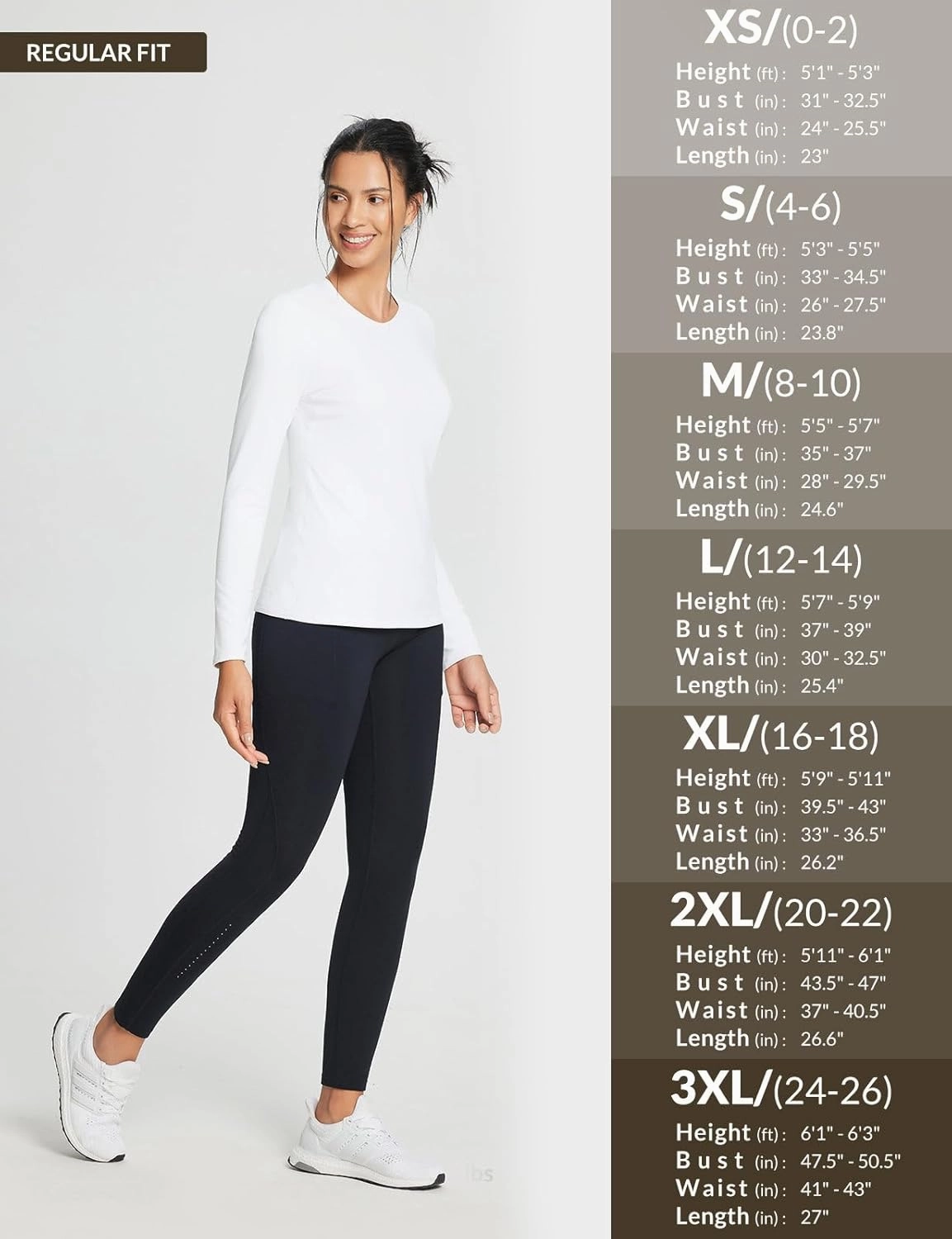 baleaf Women's Thermal Shirts Crewneck Fleece Lined Long Sleeve Tops Running Workout Ski Base Layer Winter Cold Weather