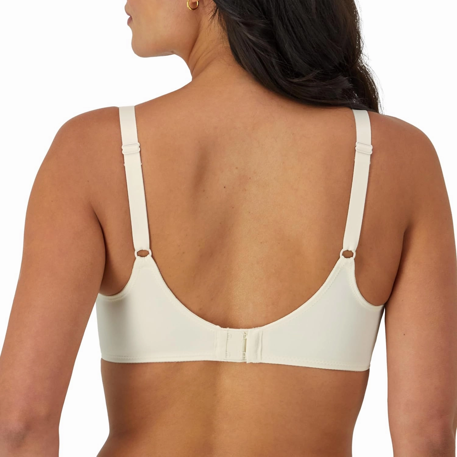 Bali Women's Lilyette Minimizer Underwire Lace Trim, Microfiber Full Coverage Bra