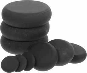 Basalt Stone Massage Set 9pc Hot Stones Massage Kit Volcanic Rock Therapy