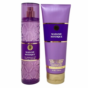 Bath and Body Work Madame Mystique Body Cream and Fragrance Mist Duo Set - Full Size