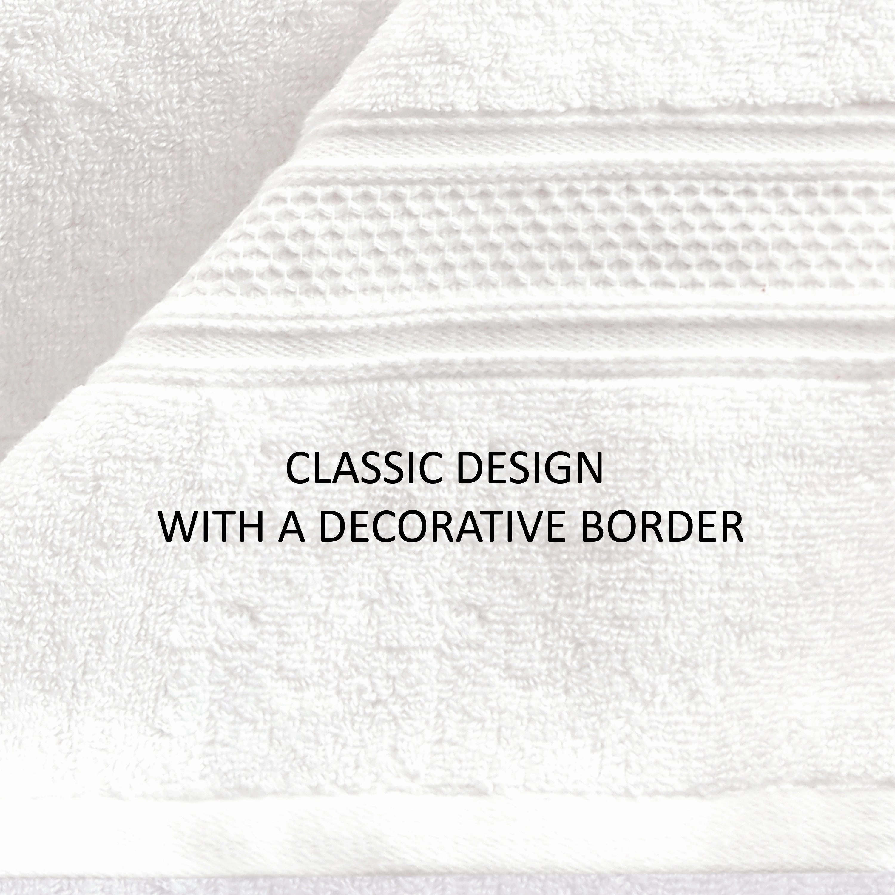 Bath Towels Set, 600 GSM & 100% Cotton, High Quality, Quick Drying, Highly Absorbent Thick and Soft Towels
