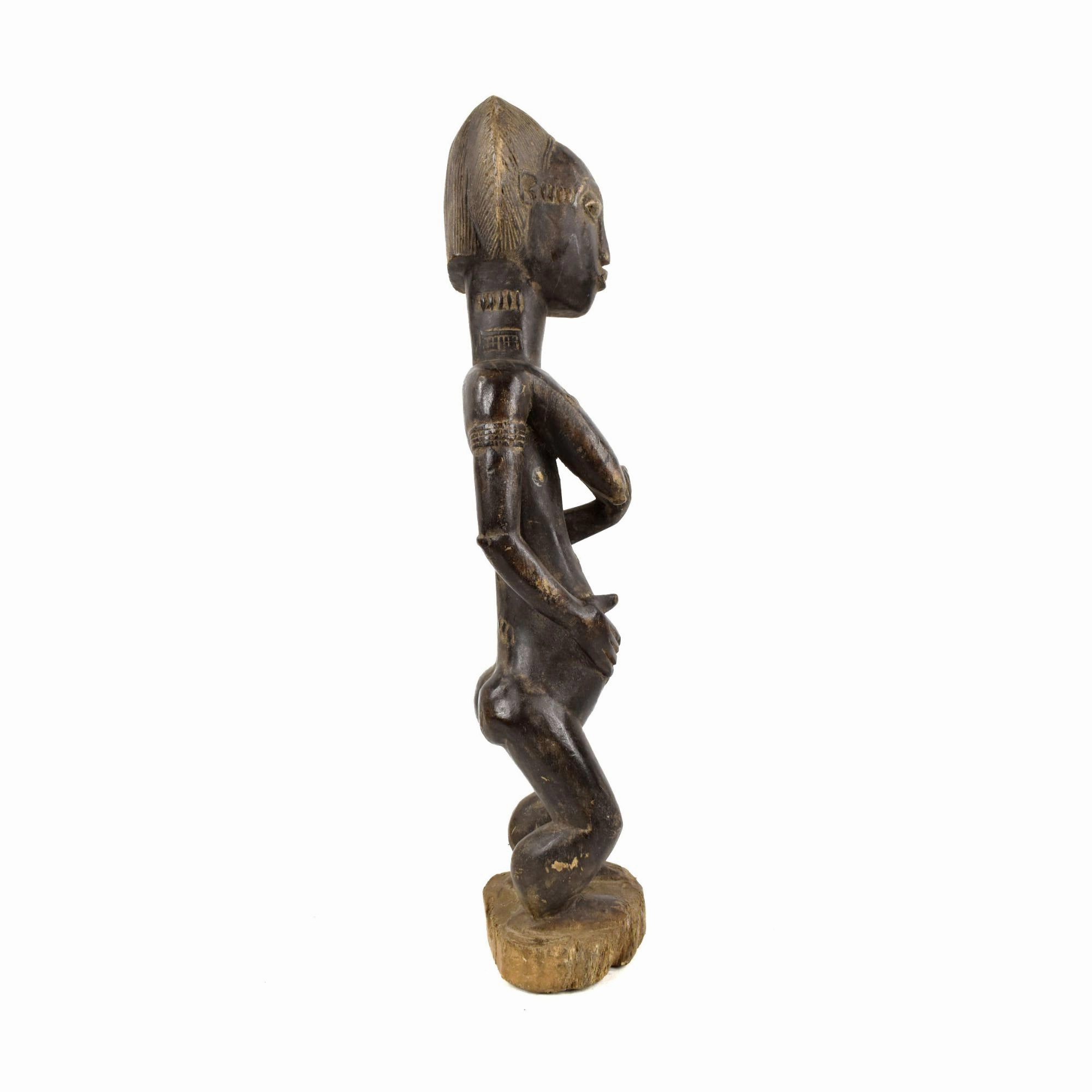 Baule Standing Maternity Figure Côte d'Ivoire