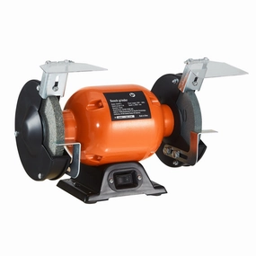 Bench Grinder, 6 inch Single Speed Bench Grinder with 2.1A Brushless Motor 3550 RPM Table Grinder - 6 inch