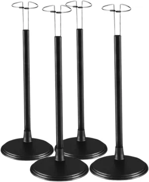 BESPORTBLE 4pcs Adjustable Doll Display Stands Versatile Holders Figures Easy Assembly Robust Support for Collectors Display Needs