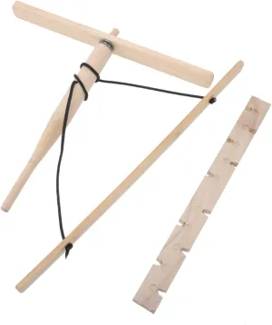 BESPORTBLE Durable Drill Fire Natural Friction Fire Tool for Material Double Drill Design Essential Outdoor Equipment
