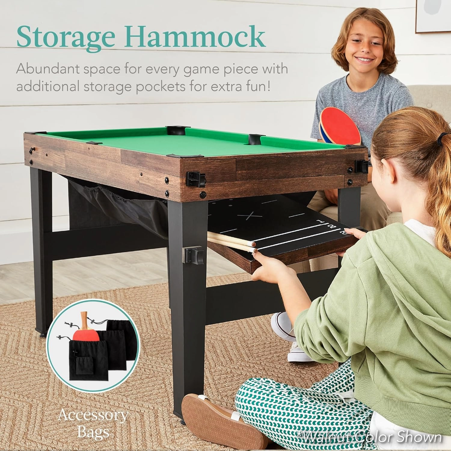 Best Choice Products 13-in-1 Combo Game Table Set for Home, Game Room, Friends & Family w/Ping Pong, Foosball, Basketball, Air Hockey, Archery, Chess, Checkers, Shuffleboard, Bowling