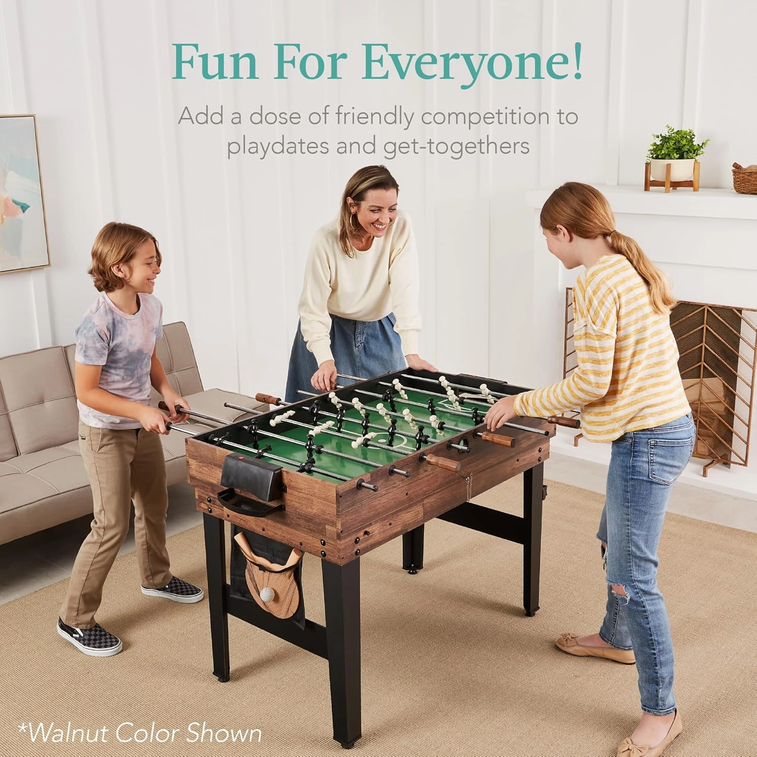 Best Choice Products 13-in-1 Combo Game Table Set for Home, Game Room, Friends & Family w/Ping Pong, Foosball, Basketball, Air Hockey, Archery, Chess, Checkers, Shuffleboard, Bowling