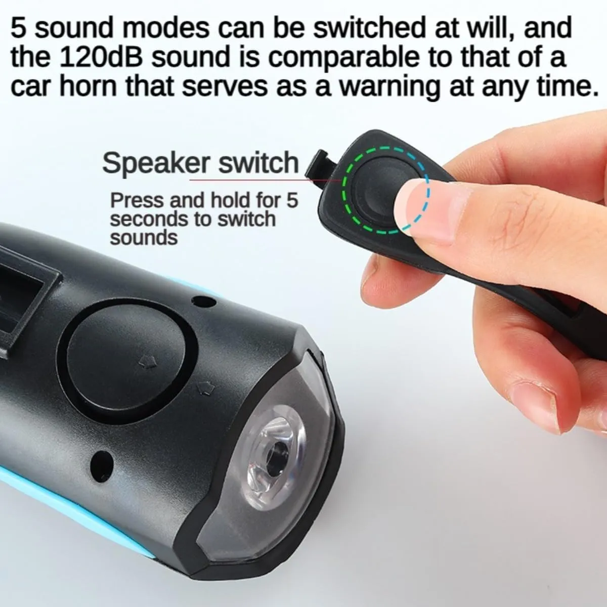 Bike Lights with Horn Set USB Rechargeable Bike Accessories for Kids Adults Waterproof IPX5