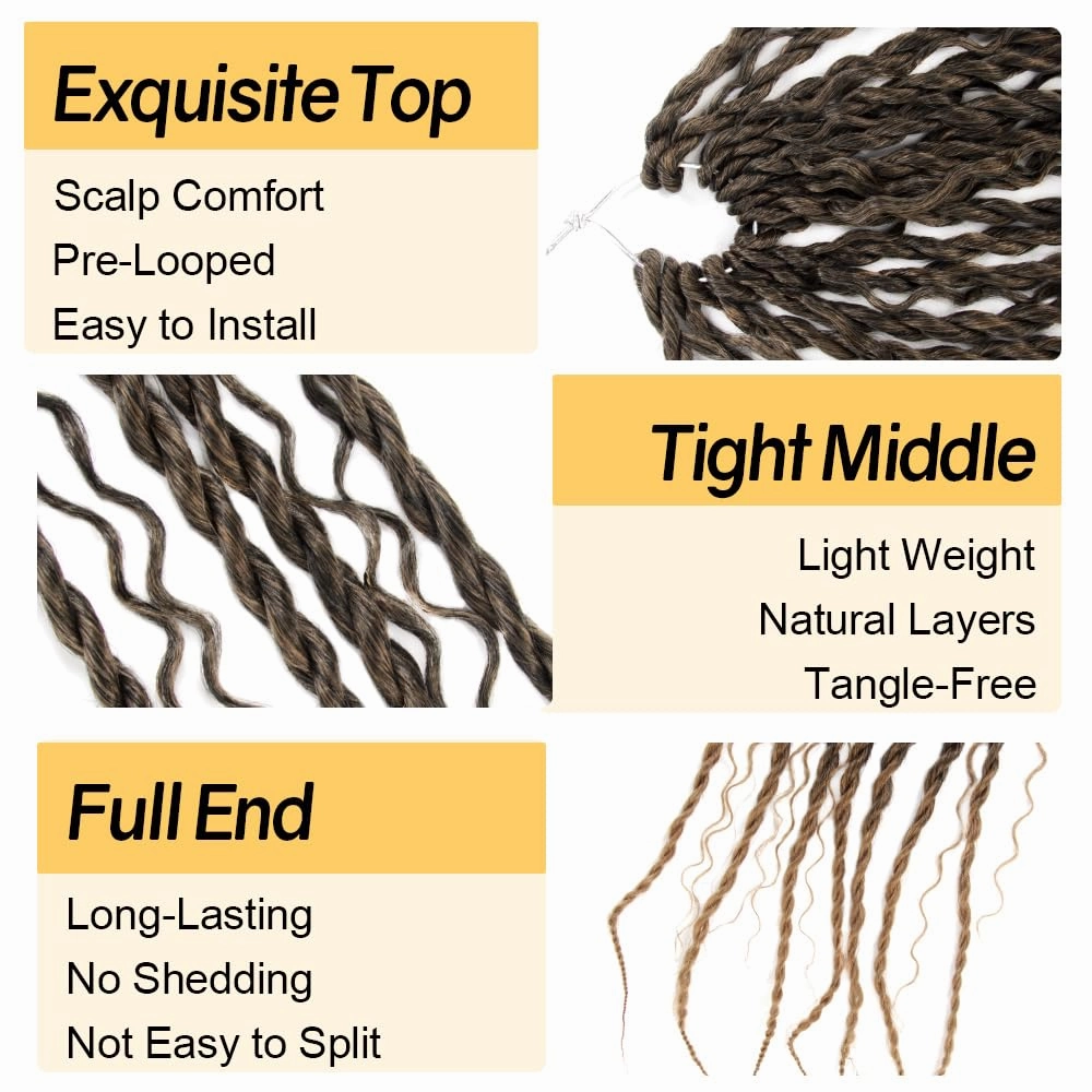 Boho Twist Crochet Hair 12 Inch, 8 Packs Wavy Senegalese Twist Crochet Hair with Curly Ends, Ombre Pre-Looped Pre-Twisted Island Style Goddess Passion Braids (120 Strands, T27)