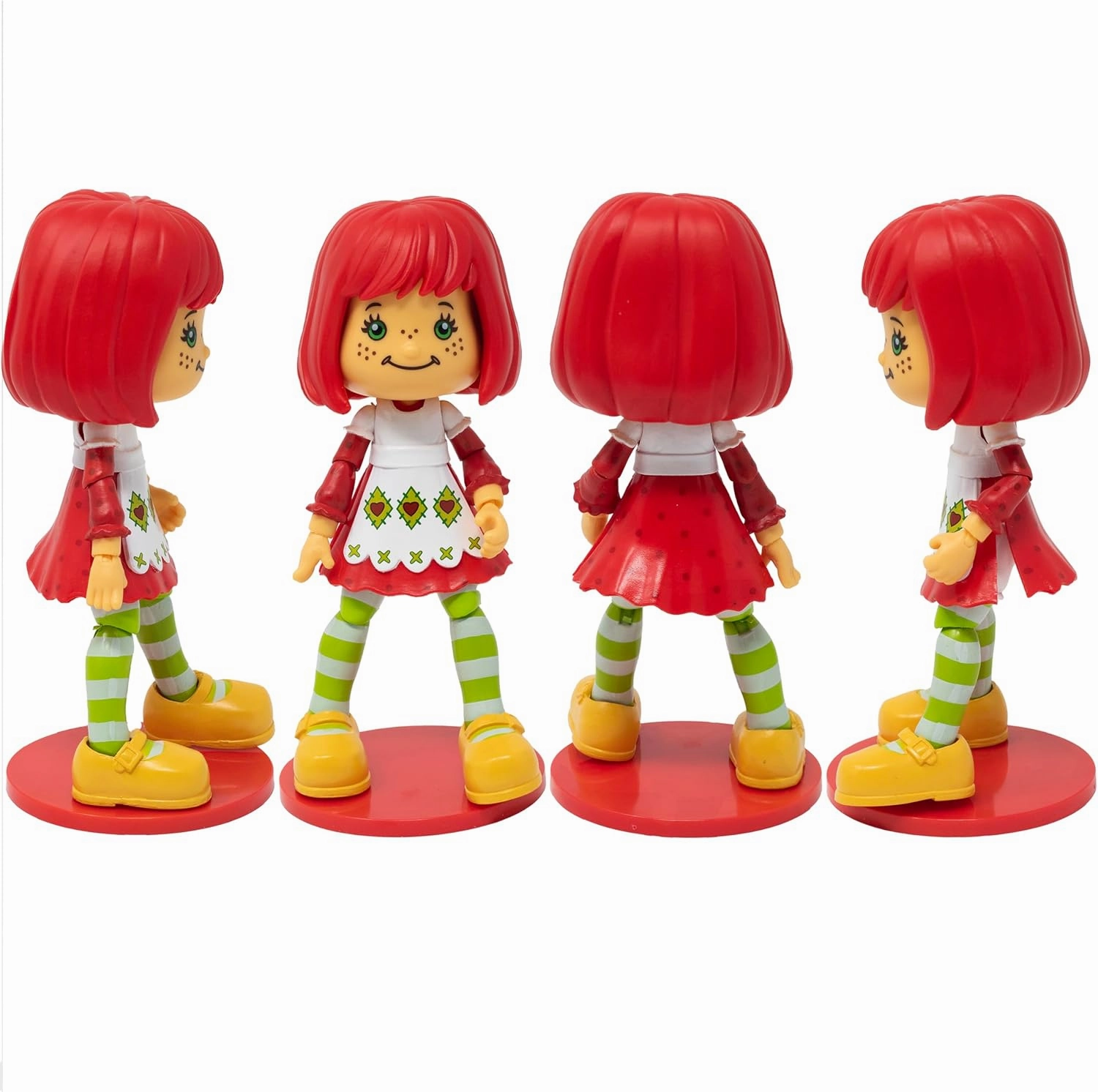 Boss Fight Studio Strawberry Shortcake with Custard the Kitten, Premium Collectible Action Figure – Highly Articulated Fruity Scented Figurine with Accessories, Interchangeable Parts, and Stand – 1:12