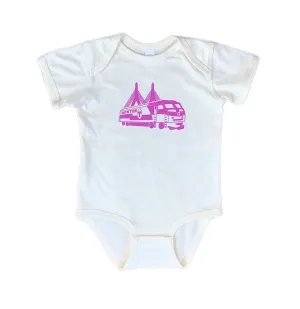 Boston Commuter Rail Locomotive Onesie - Natural