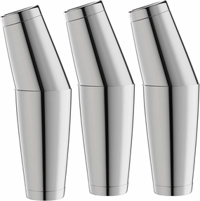 Boston Cocktail Shaker Set, 18 oz & 28 oz Stainless Steel Weighted Shaker Tins, Metal Martini Shaker Drink Mixer for Bartending, professional Bar Tools for Bartender