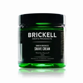 Brickell Men’s Smooth Brushless Shave Routine - Shave Butter & Aftershave - Natural & Organic