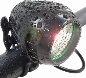 Bright Eyes Newly Upgraded and Fully Waterproof 1200 Lumen Rechargeable Mountain, Road Bike Headlight, 6400mAh Battery (Now 5  Hours on Bright Beam). Free Diffuser Lens/TAILLIGHT