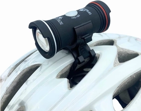 Brightside Bike Helmet Light. Stay-Seen Cycle Safety Light. Dual Front & Rear Bike Light for All Cyclists. Easy Fitting to Most Helmets. 43hr Run Time, 7 Modes, Waterproof & Rechargeable