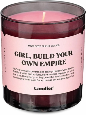 Build Your Own Empire Scented Candle, Natural Soy Candle with Fresh Cut Flower Notes, Aromatherapy for Relaxation, Unique Candles Gifts for Women, 60-Hour Burn Time - Candier by Ryan Porter