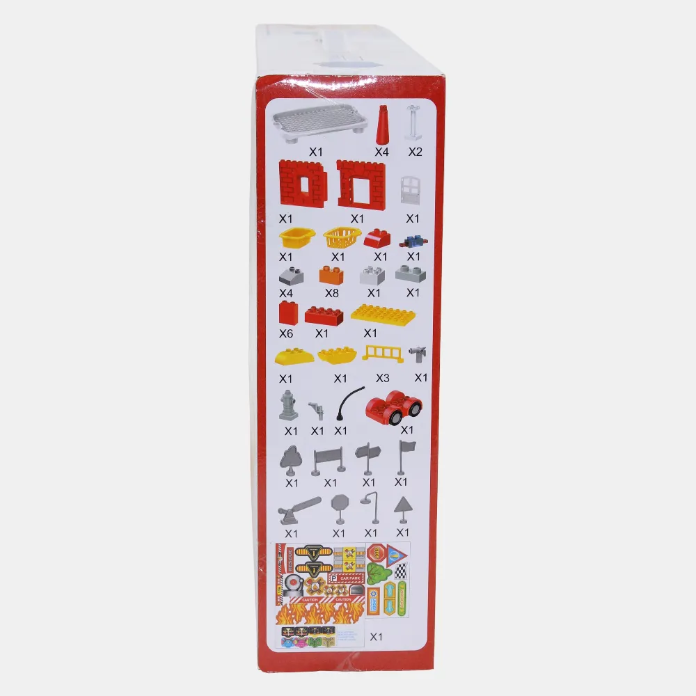 Building Blocks Table – Fire Station Theme