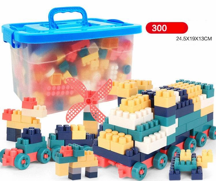 Building block storage box set