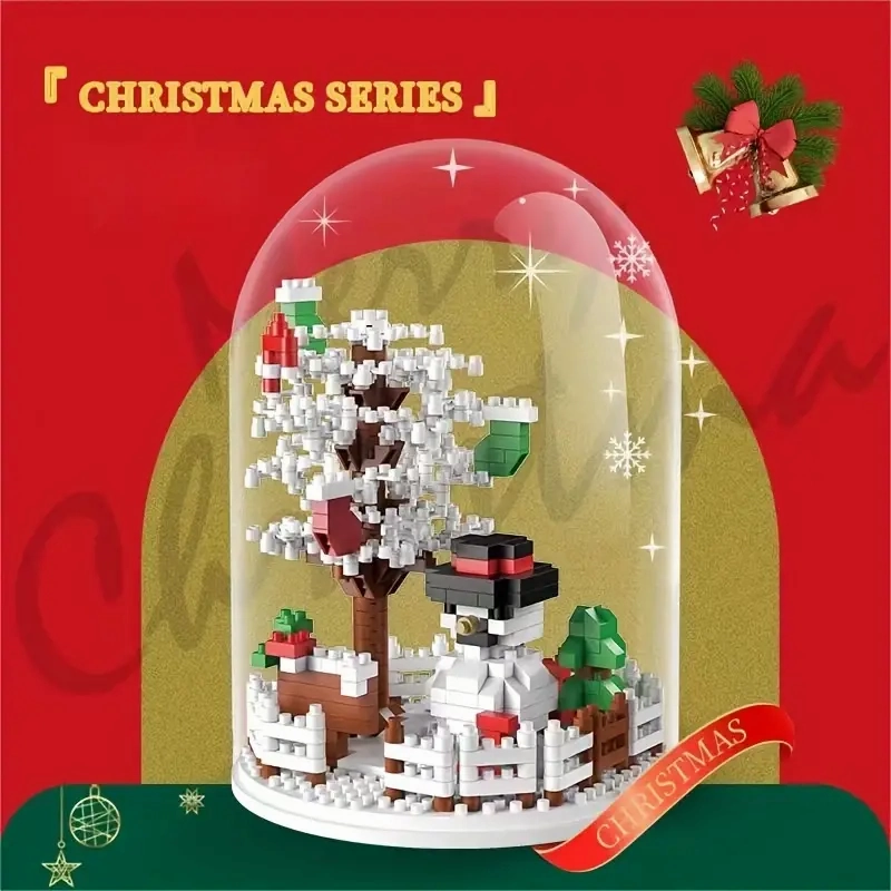 Building Blocks Decorative Christmas Sets for Festive Decor