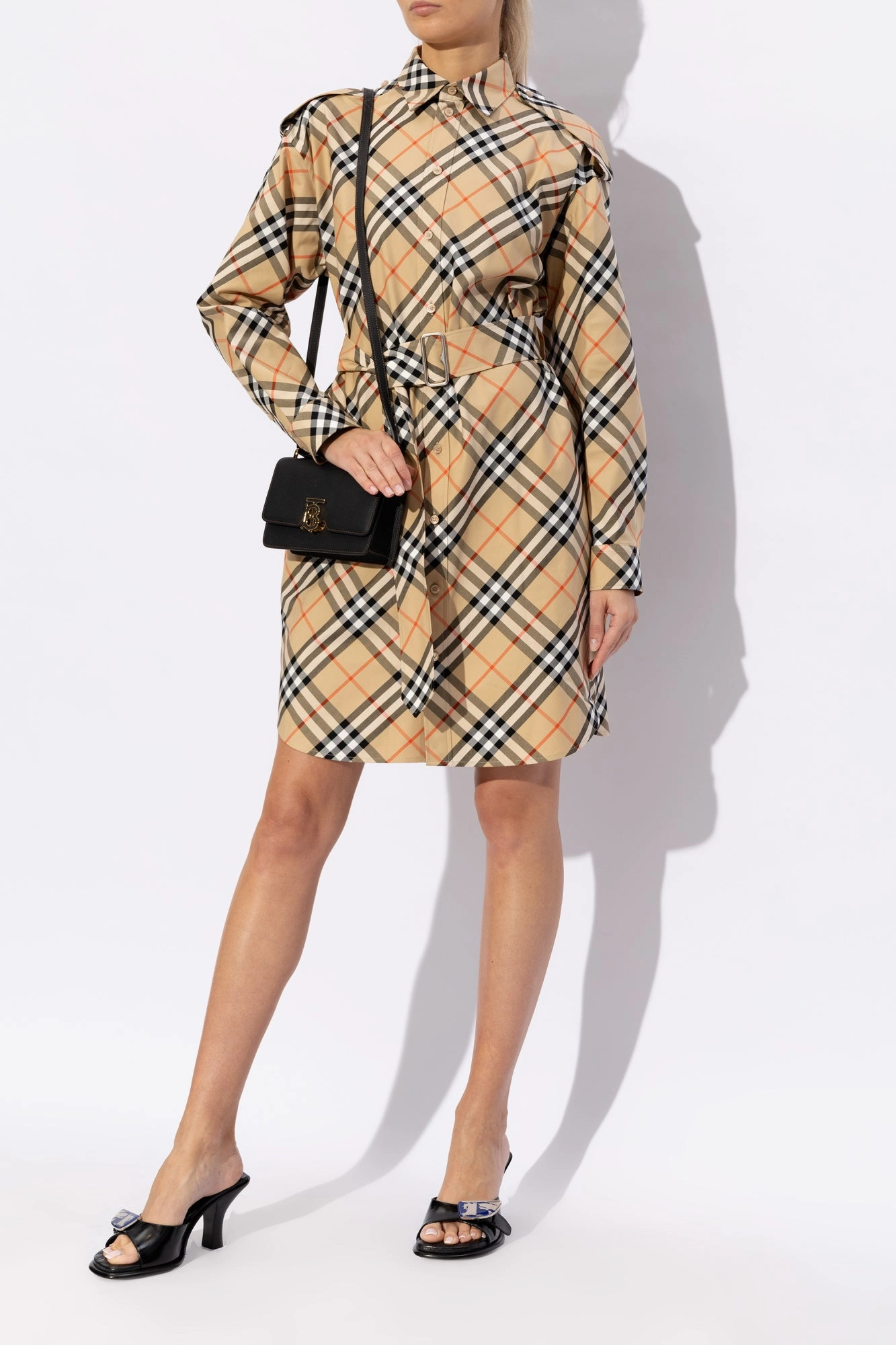 Burberry ‘Bay’ Heeled Slippers