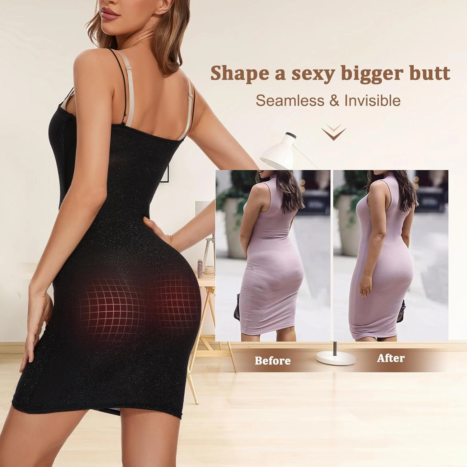 Butt Lifter Panties for Women Padded Underwear Seamless Butt Pads Shapewear Butt Lifting Panty Hip Enhancer
