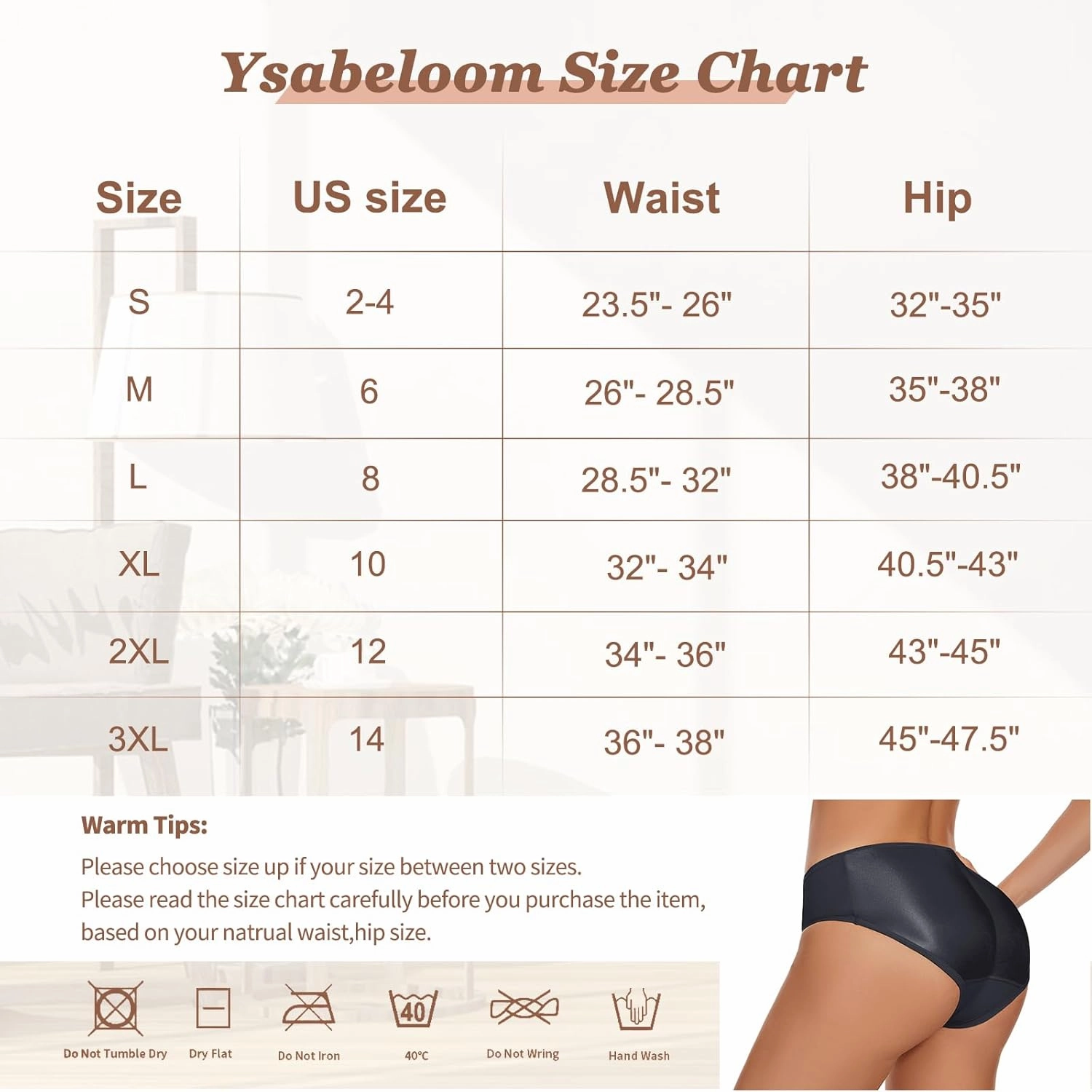 Butt Lifter Panties for Women Padded Underwear Seamless Butt Pads Shapewear Butt Lifting Panty Hip Enhancer