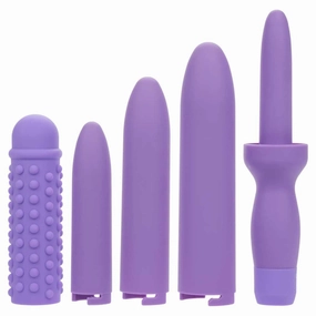 CalExotics Dr. Laura Berman Rechargeable Dilators Set of 4 Locking Sizes Plus Sleeve