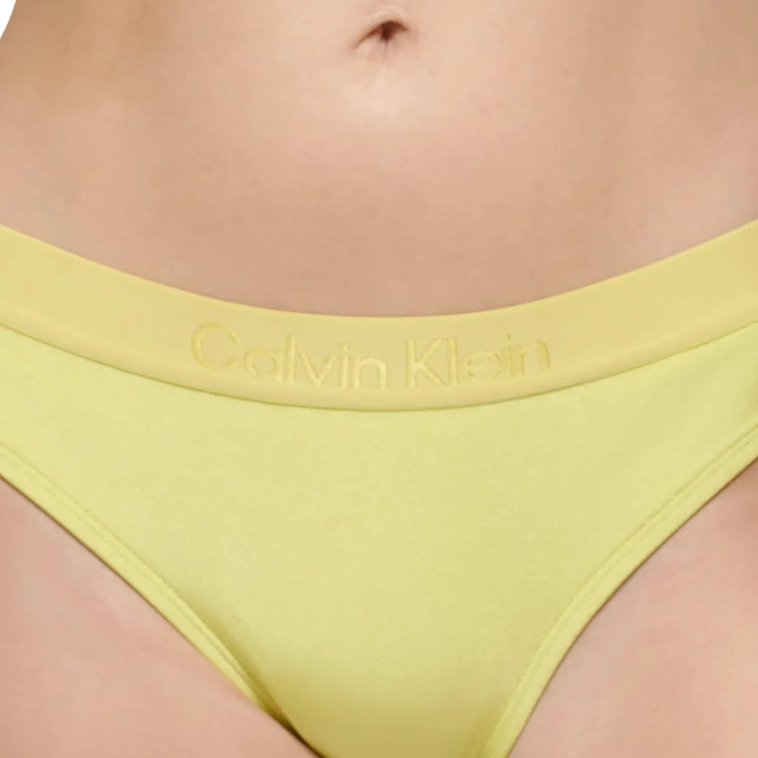Calvin Klein Women's Low Waisted Elastic Logo Triangle Bikini Set