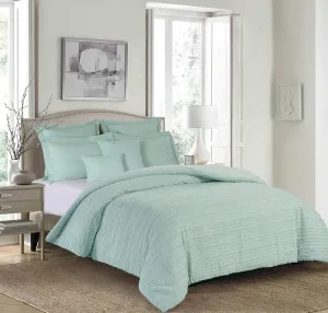 C&F Home Sea Glass Comforter 5 Piece King Set King 5 Piece Set Blue