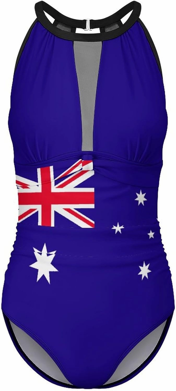 Cape Verde Flag One-Piece Swimsuit Women Fashion Beach Bikini Bathing Suits