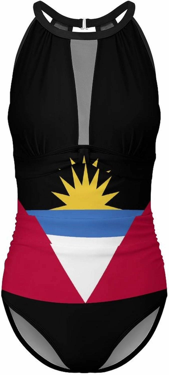 Cape Verde Flag One-Piece Swimsuit Women Fashion Beach Bikini Bathing Suits