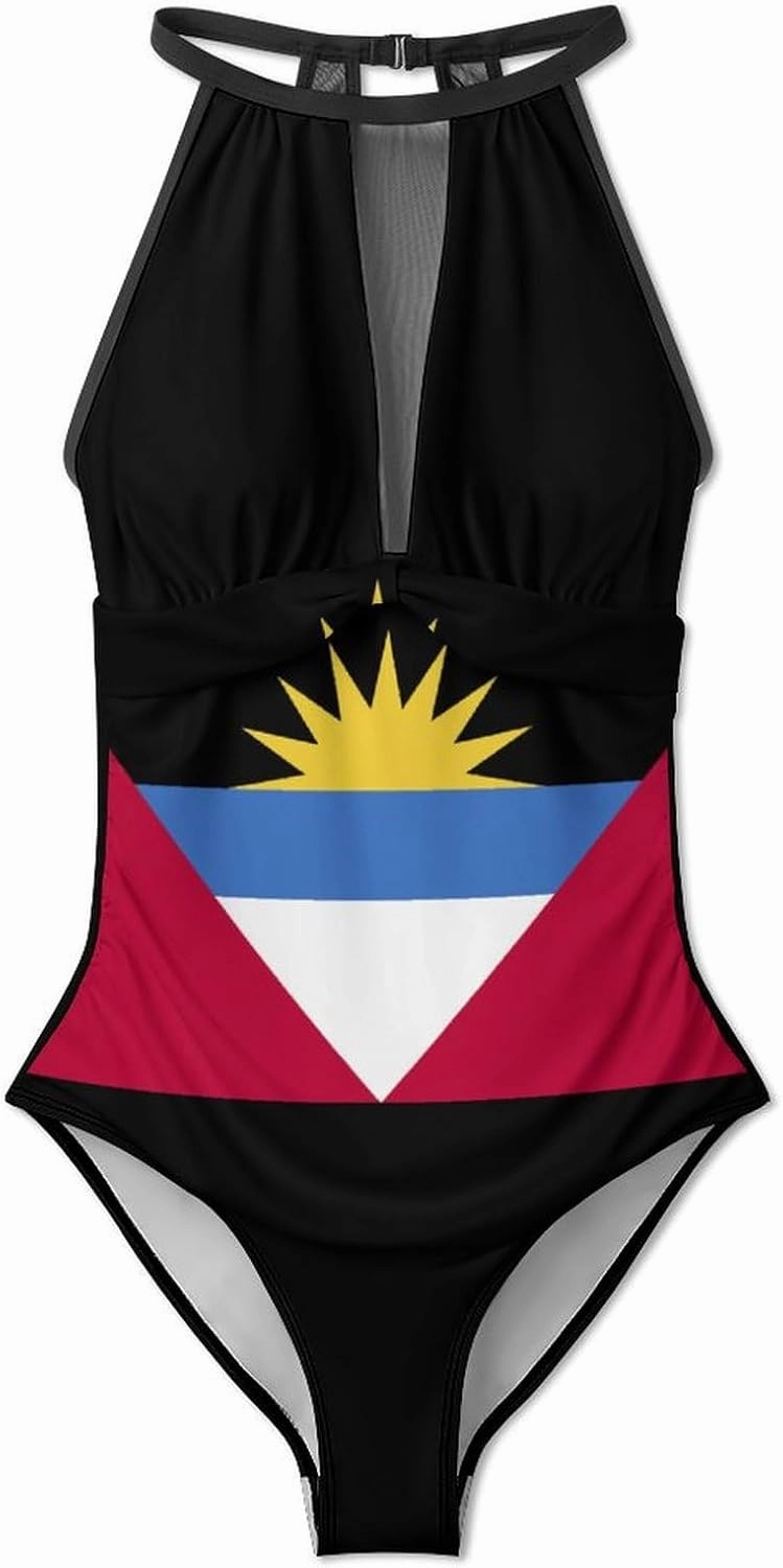 Cape Verde Flag One-Piece Swimsuit Women Fashion Beach Bikini Bathing Suits