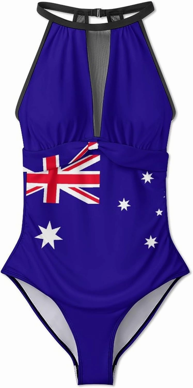 Cape Verde Flag One-Piece Swimsuit Women Fashion Beach Bikini Bathing Suits